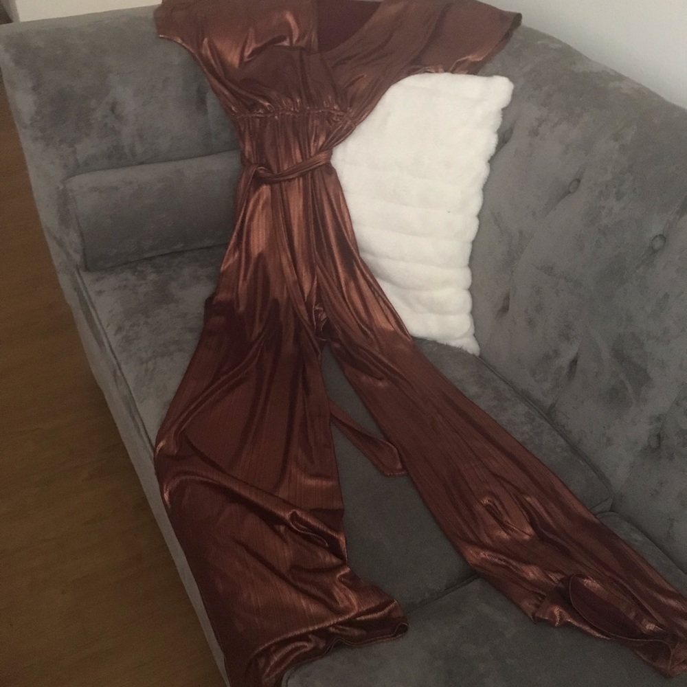 Metallic jumpsuit